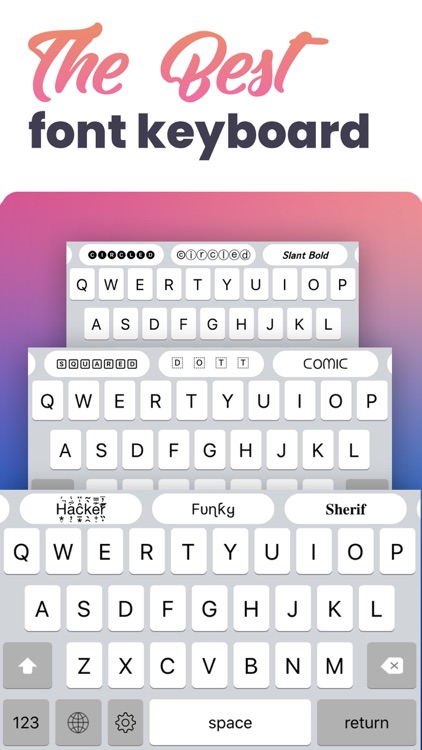 Fonts - Font & Symbol Keyboard screenshot-0
