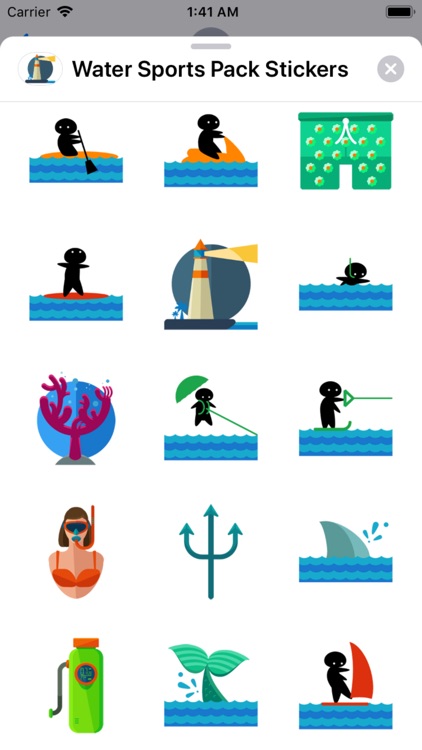 Water Sports Pack Stickers