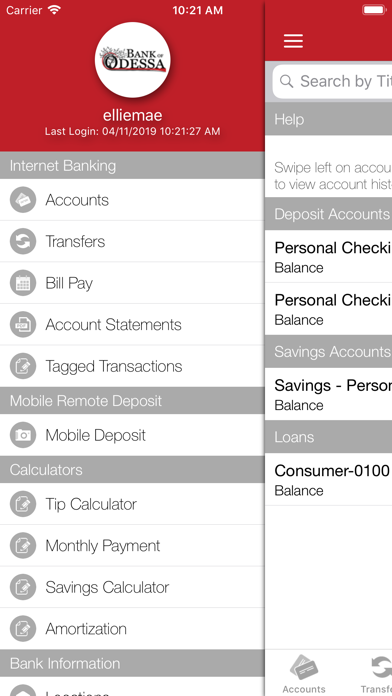 Bank of Odessa Mobile Banking screenshot 3