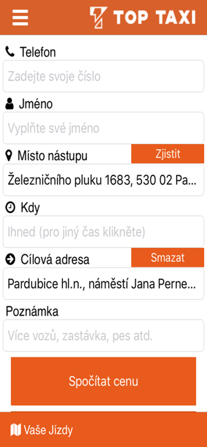 Top Taxi Pardubice(圖2)-速報App