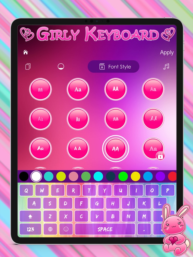 cute keyboard themes