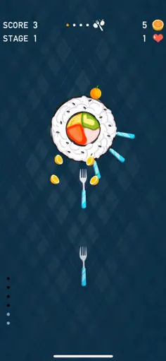 Knife Dash: Hit to Crush Pizza - Screenshot 2