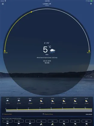 Screenshot 1 Tiempo : Tiempo Pronóstico iphone