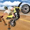 Let’s become a moto racer in Tricky Bike Beach Stunt Master and perform different stunt on offshore