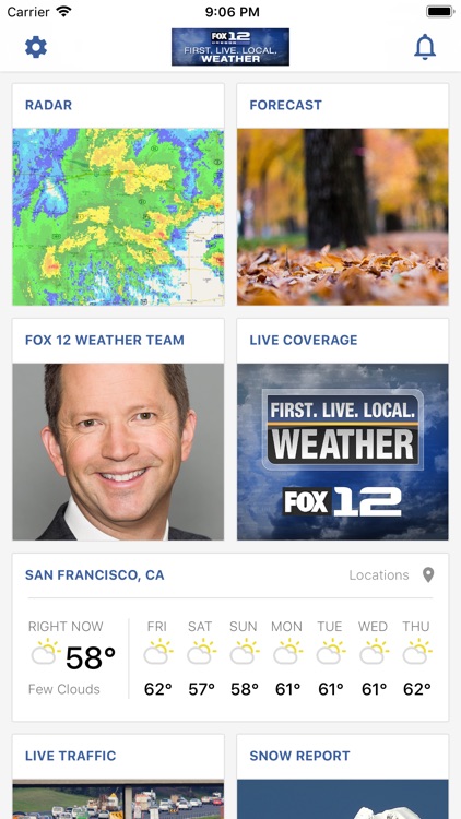 Portland Weather App -Fox 12