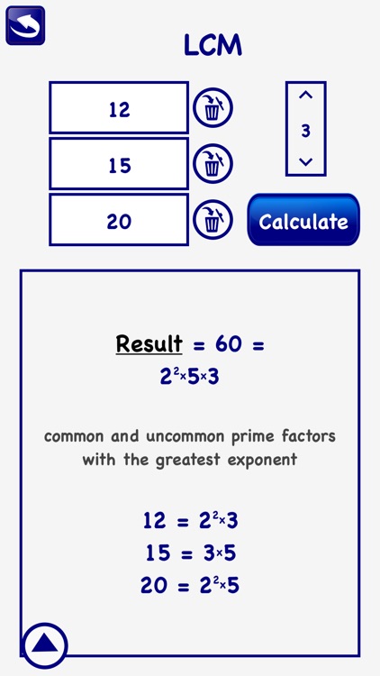 LCM GCD Prime Factor Math