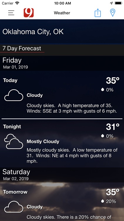 News 9 Weather