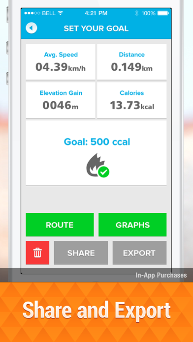 Bicycle ride tracker:... screenshot1