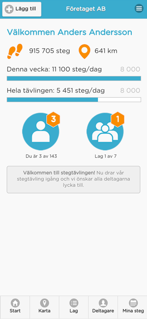 Wellstep aktivitetstävling(圖1)-速報App