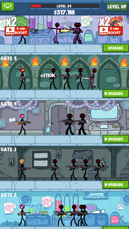 Idle Stickman screenshot-3