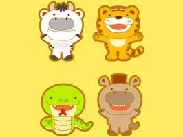 The MuoiHaiAniSt is a funny sticker which are designed with the cute animals