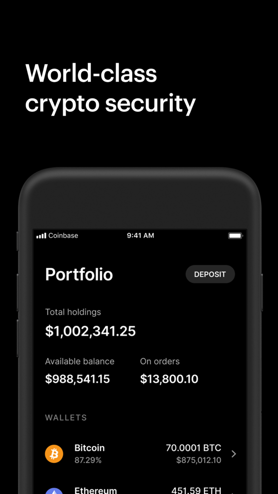 coinbase iphone