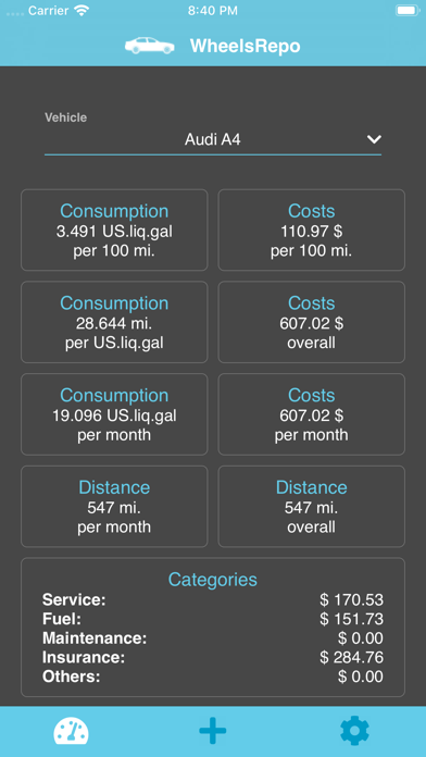 WheelsRepo - Vehicle Expenses screenshot 3