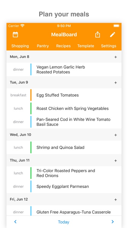 MealBoard - Meal Planner