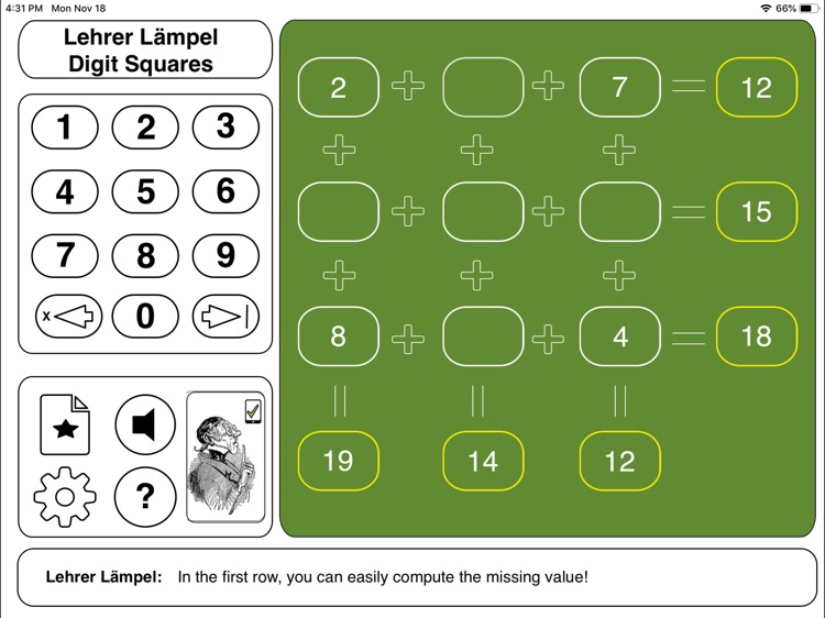Lehrer Lämpel: Digit Squares