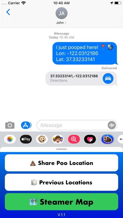 Poo Location