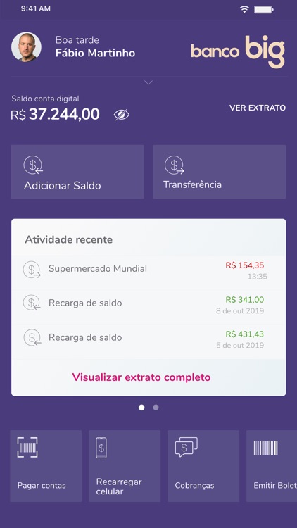 Banco BIG - Conta Digital