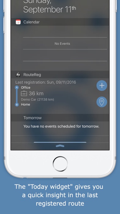 RouteReg, mileage registration screenshot 4