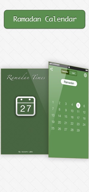 Ramadan Calendar ( شهر رمضان )