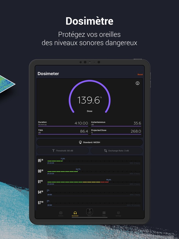 Décibel X PRO - dBA Sonomètre Décibel X PRO - dBA Sonomètre