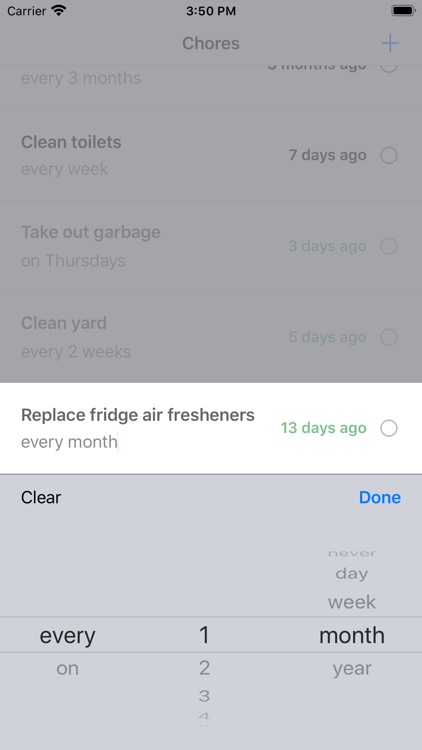 Chore List screenshot-3