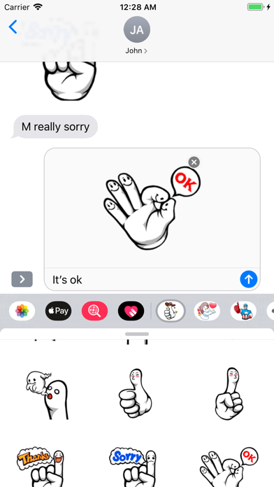 Fingerface ArtWork Stickers screenshot 4