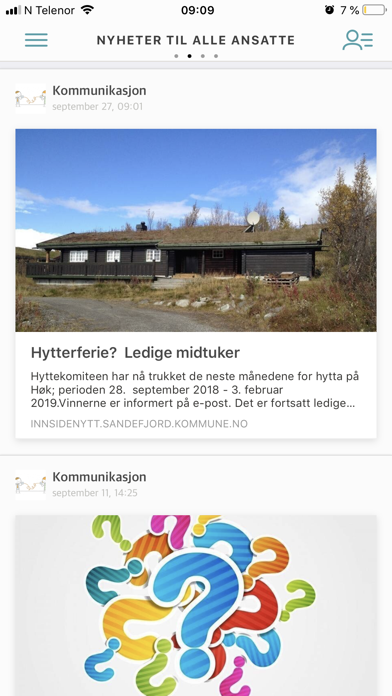 Sandefjord kommune Innsiden screenshot 2