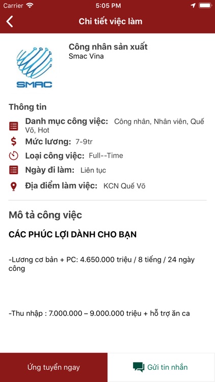 Việc làm Bắc Ninh