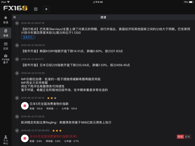FX168财经PRO-外汇贵金属新闻头条资讯 screenshot-3