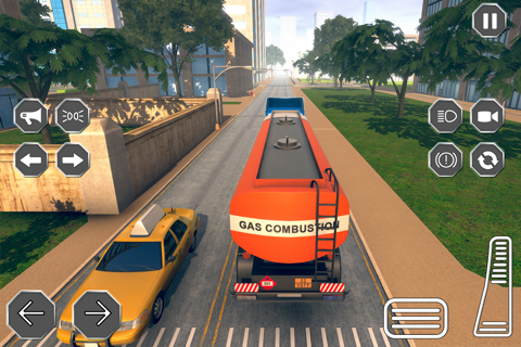 Oil Transport Truck Driving 3D screenshot 2