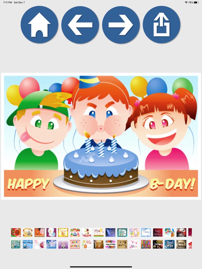 お誕生日おめでとうカード画像 をapp Storeで