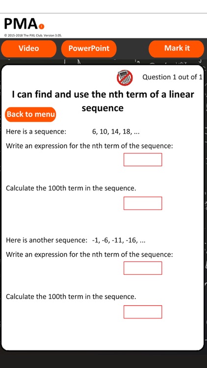 PiXL Maths App