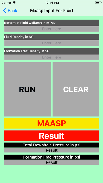 MAASP Calculator screenshot 3