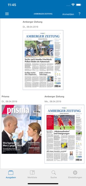 Amberger Zeitung ePaper (AZ)(圖1)-速報App