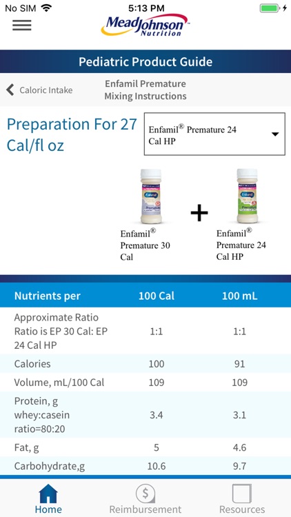 MJN Pediatric Product Guide