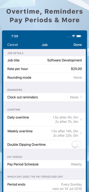 Hours and Pay Tracker: TimeLog(圖3)-速報App