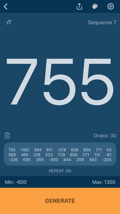 Random Number Generator App screenshot-5