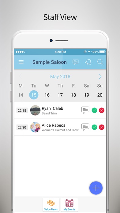 Retainoo - Salon App screenshot 3