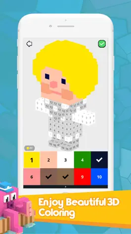 Game screenshot 3D Color By Number Voxels mod apk