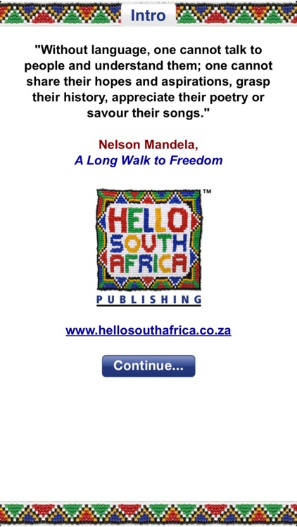 Hello South Africa Phrasebook