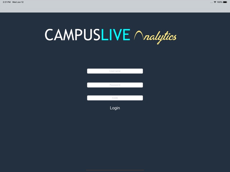 Campus Live Analytics App