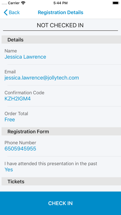 Eventleaf Check In screenshot 3