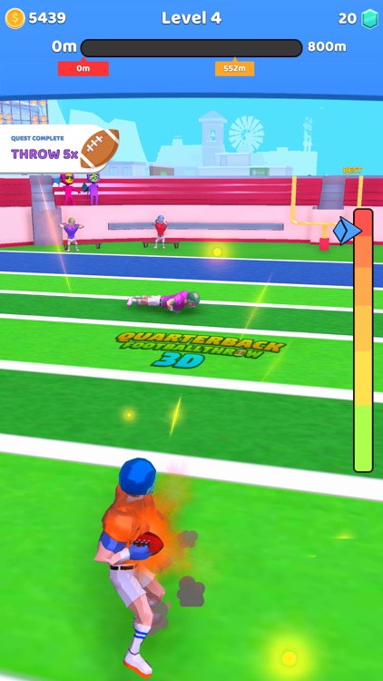 Quarterback: Football Throw 3D screenshot-3