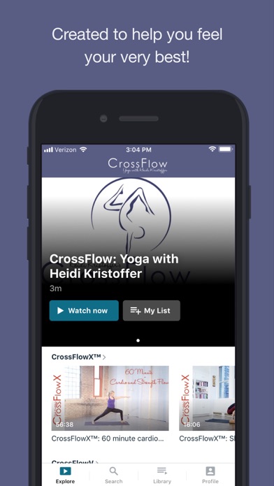 CrossFlow Yoga screenshot 2