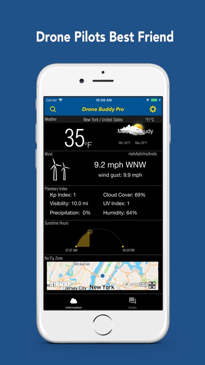 Drone Buddy-Fly UAV Safe Wind