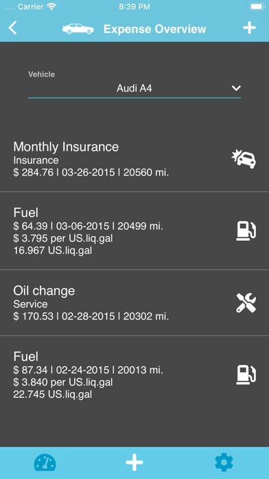 WheelsRepo - Vehicle Expenses screenshot 2