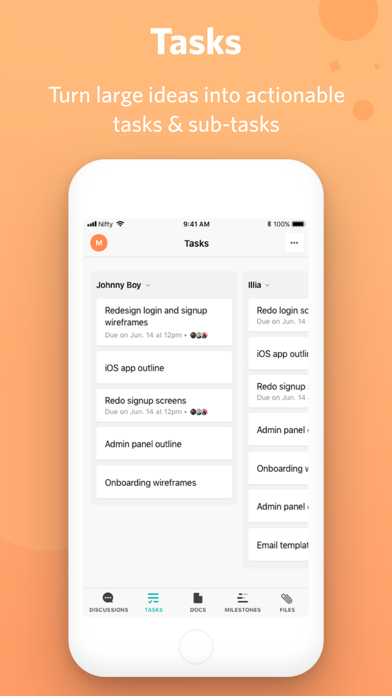 Nifty: Manage Projects & Tasks screenshot 3