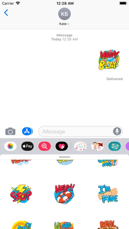 Cute Birthday Stickers