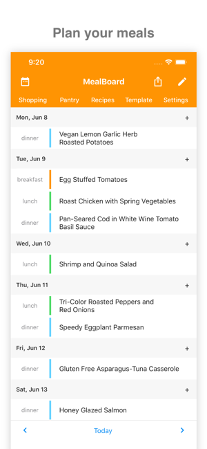 MealBoard - Meal Planner