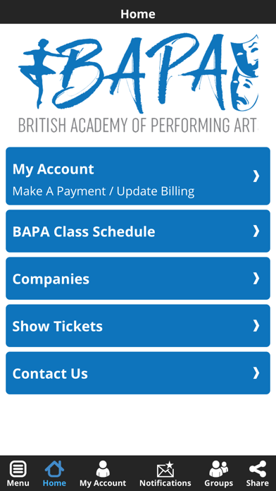 British Acad. Performing Arts screenshot 2